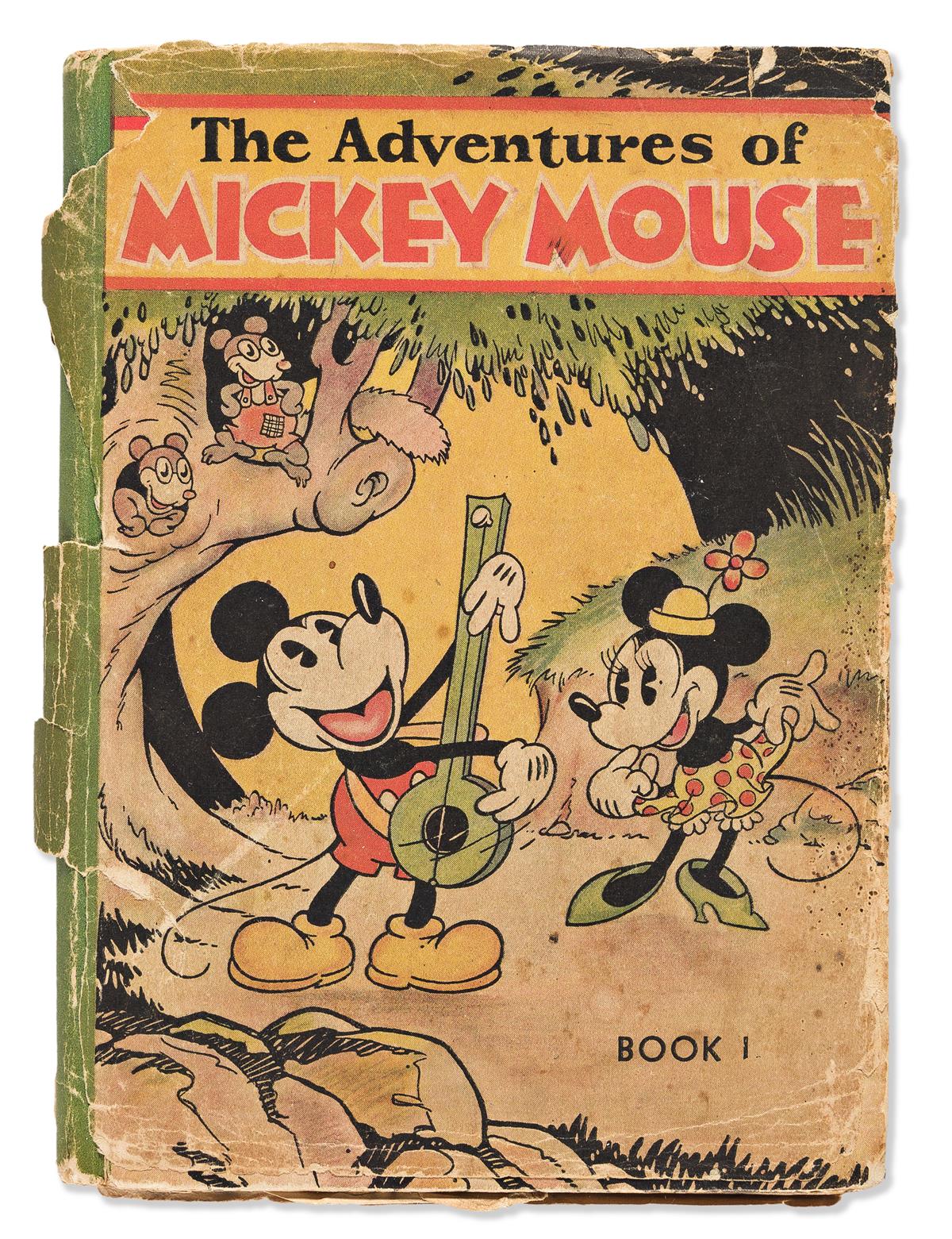 (CHILDRENS LITERATURE.) Walt Disney Studios. The Adventures of Mickey Mouse. Book I.